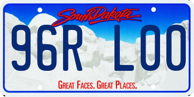 SD license plate 96RL00