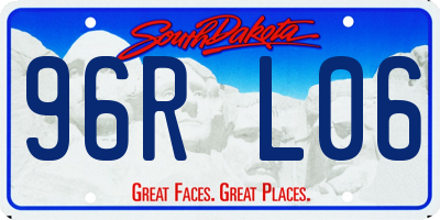 SD license plate 96RL06