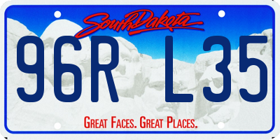 SD license plate 96RL35