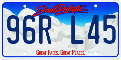 SD license plate 96RL45