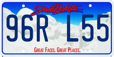 SD license plate 96RL55