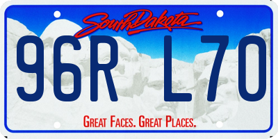 SD license plate 96RL70