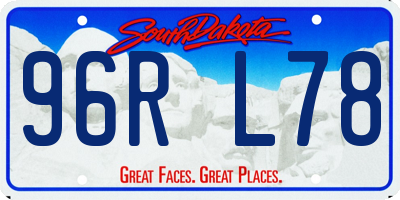 SD license plate 96RL78