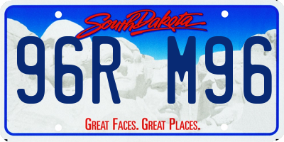 SD license plate 96RM96