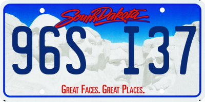 SD license plate 96SI37