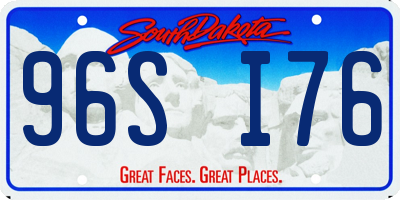 SD license plate 96SI76