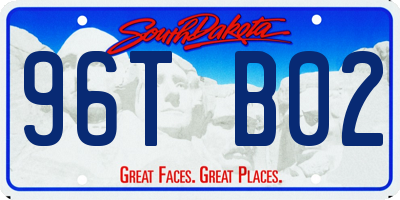 SD license plate 96TB02