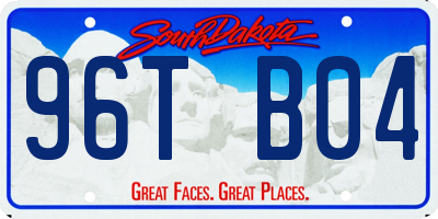 SD license plate 96TB04