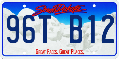 SD license plate 96TB12