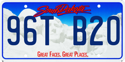 SD license plate 96TB20