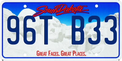 SD license plate 96TB33