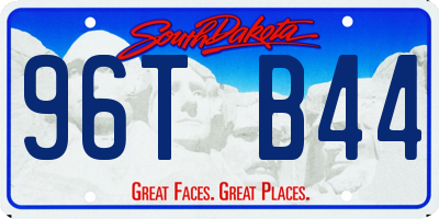 SD license plate 96TB44