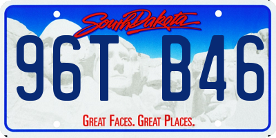 SD license plate 96TB46