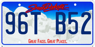SD license plate 96TB52
