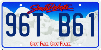 SD license plate 96TB61
