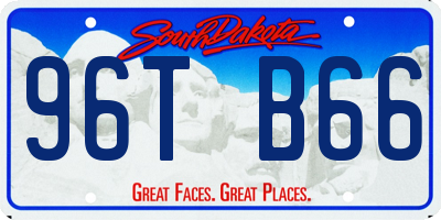 SD license plate 96TB66