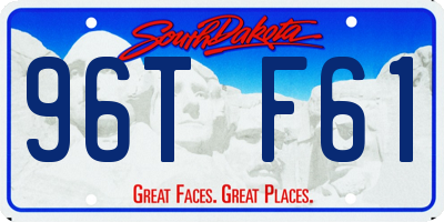 SD license plate 96TF61