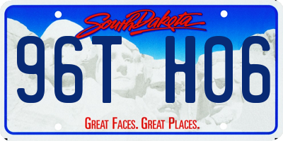 SD license plate 96TH06