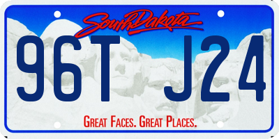 SD license plate 96TJ24