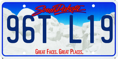 SD license plate 96TL19