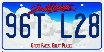SD license plate 96TL28