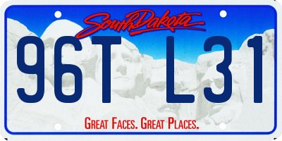 SD license plate 96TL31