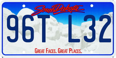 SD license plate 96TL32