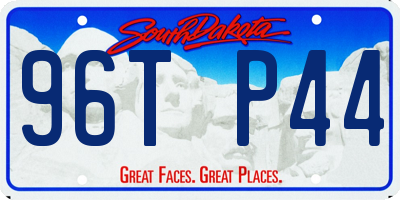 SD license plate 96TP44