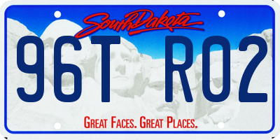 SD license plate 96TR02