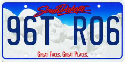 SD license plate 96TR06