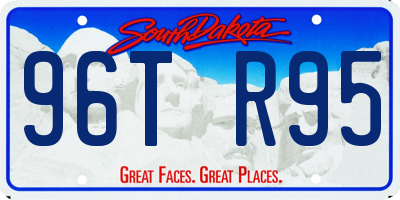 SD license plate 96TR95