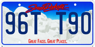 SD license plate 96TT90