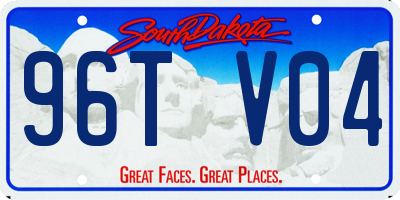 SD license plate 96TV04