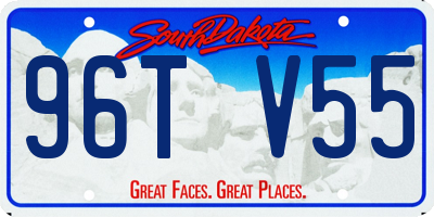 SD license plate 96TV55