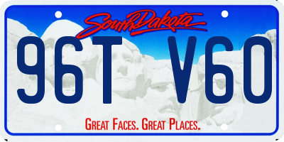 SD license plate 96TV60