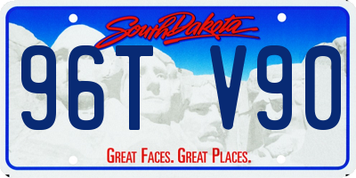 SD license plate 96TV90