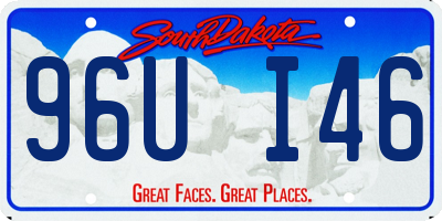 SD license plate 96UI46