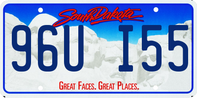SD license plate 96UI55