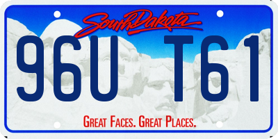 SD license plate 96UT61