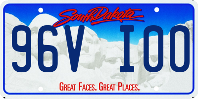 SD license plate 96VI00