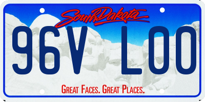 SD license plate 96VL00
