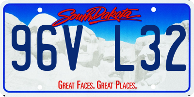 SD license plate 96VL32