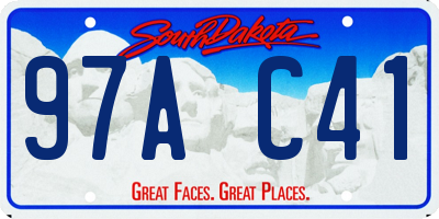 SD license plate 97AC41