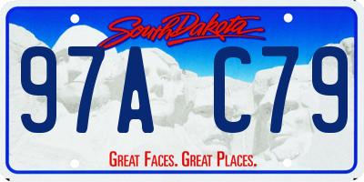 SD license plate 97AC79