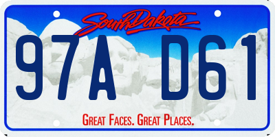 SD license plate 97AD61