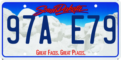 SD license plate 97AE79