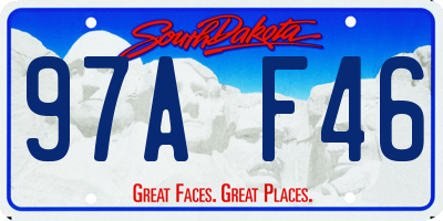 SD license plate 97AF46