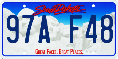 SD license plate 97AF48