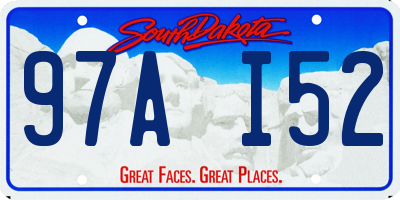 SD license plate 97AI52