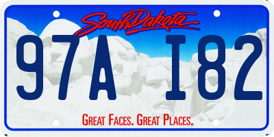 SD license plate 97AI82